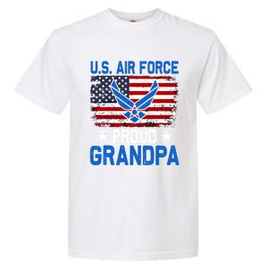 American Flag Veteran Of The United States Air Force Gift Garment-Dyed Heavyweight T-Shirt