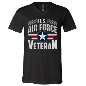 Air Force Veteran VET V-Neck T-Shirt