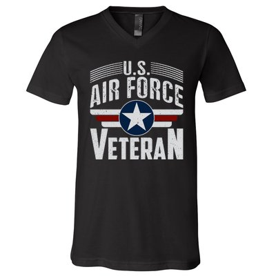 Air Force Veteran VET V-Neck T-Shirt