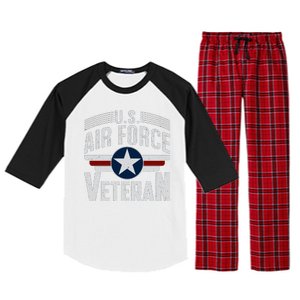 Air Force Veteran VET Raglan Sleeve Pajama Set