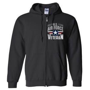 Air Force Veteran VET Full Zip Hoodie