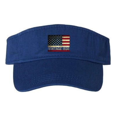American Flag Vintage 1935 86th Birthday Gifts 4th Of July Visor