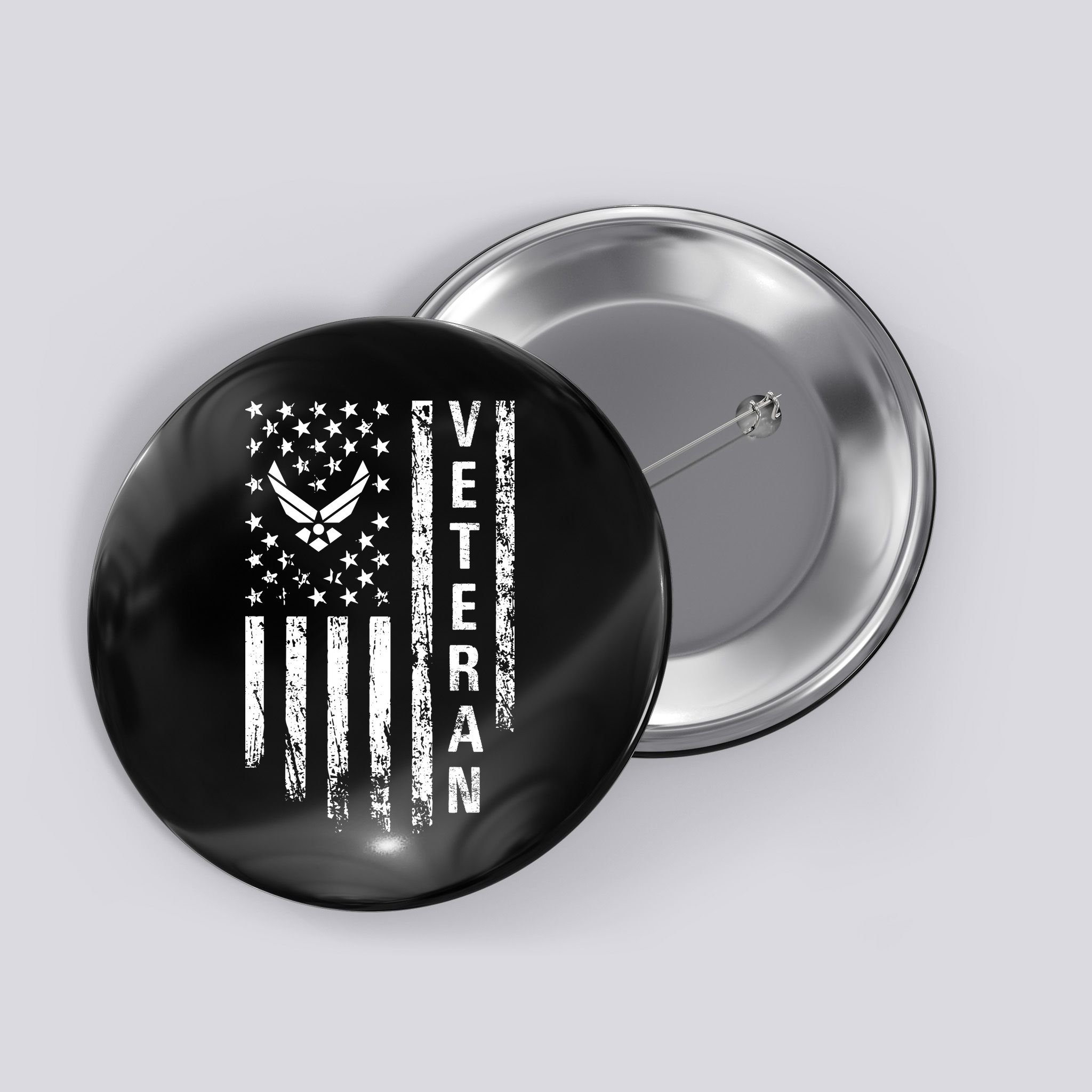 Air Force Veteran Button