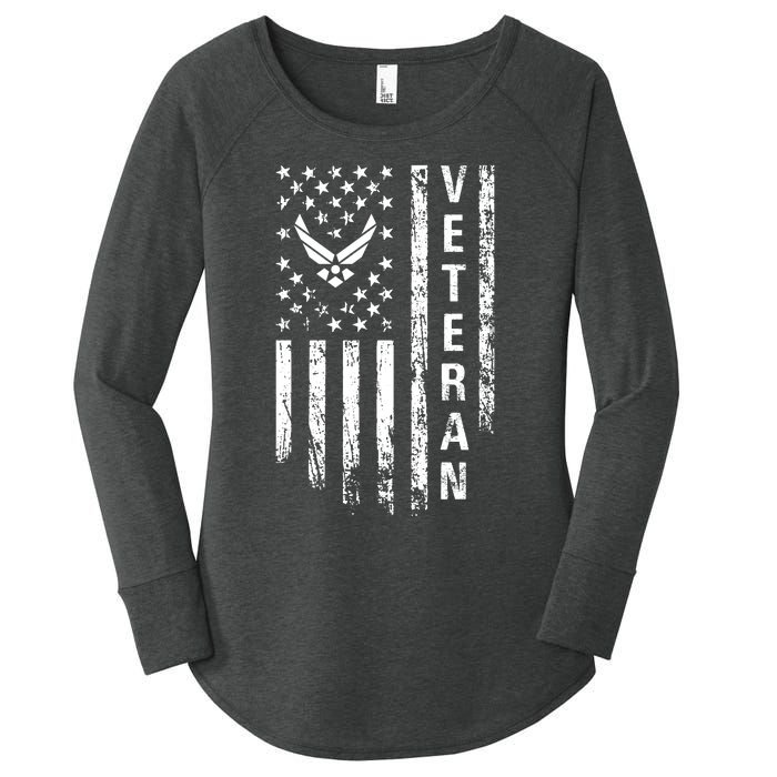 Air Force Veteran Women's Perfect Tri Tunic Long Sleeve Shirt