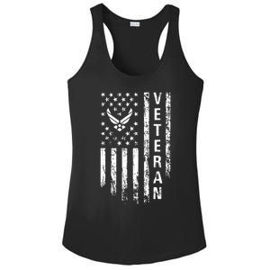 Air Force Veteran Ladies PosiCharge Competitor Racerback Tank