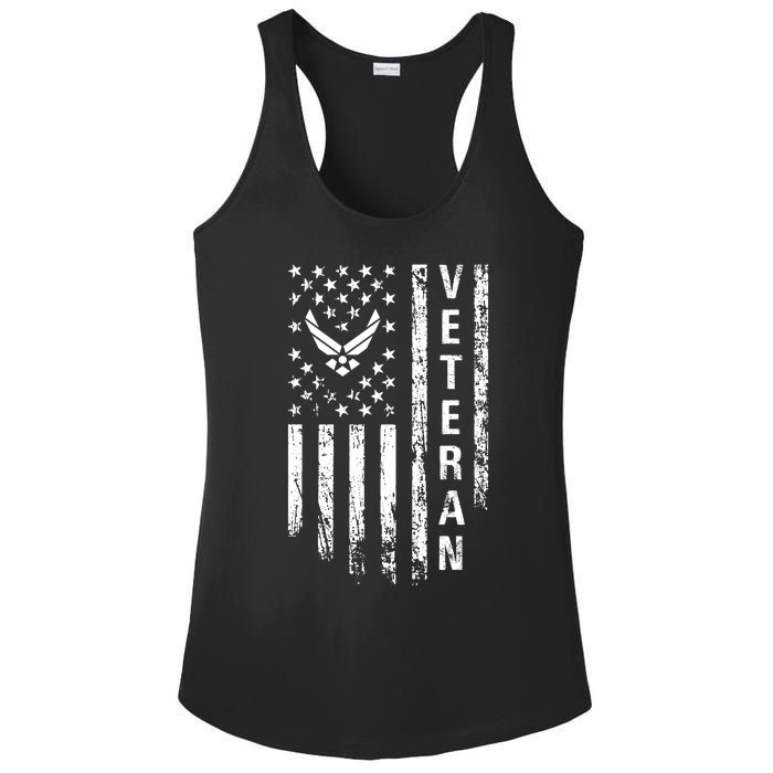 Air Force Veteran Ladies PosiCharge Competitor Racerback Tank