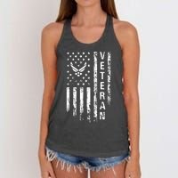 Air Force Veteran Women's Knotted Racerback Tank