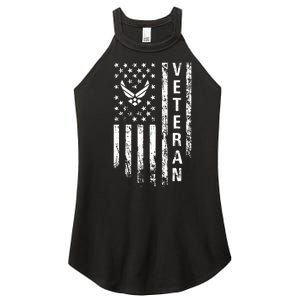 Air Force Veteran Women's Perfect Tri Rocker Tank