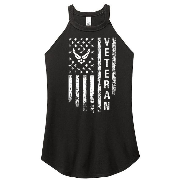 Air Force Veteran Women's Perfect Tri Rocker Tank