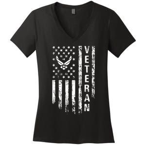 Air Force Veteran Women's V-Neck T-Shirt