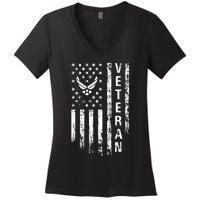 Air Force Veteran Women's V-Neck T-Shirt