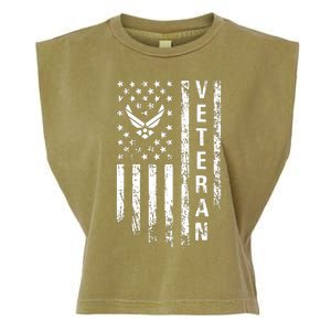 Air Force Veteran Garment-Dyed Women's Muscle Tee