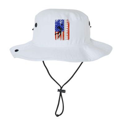 American Flag Volleyball Patriotic Usa 4th Of July Legacy Cool Fit Booney Bucket Hat