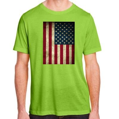 American Flag Vintage Distress Adult ChromaSoft Performance T-Shirt