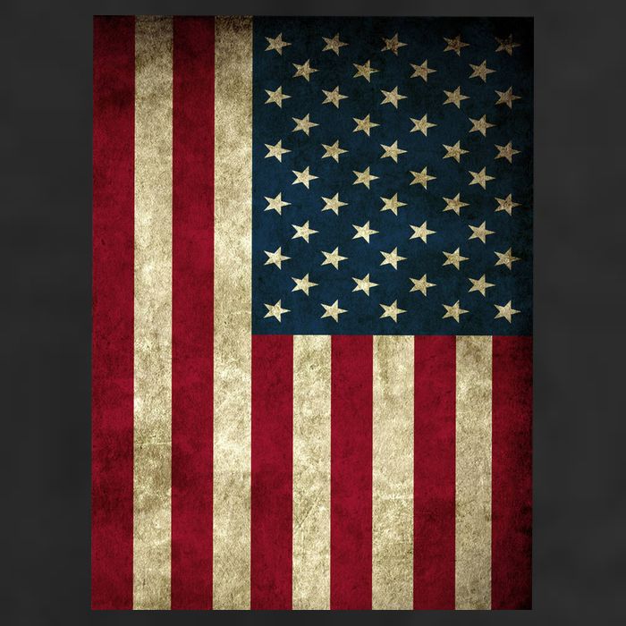 American Flag Vintage Distress Trucker Hat