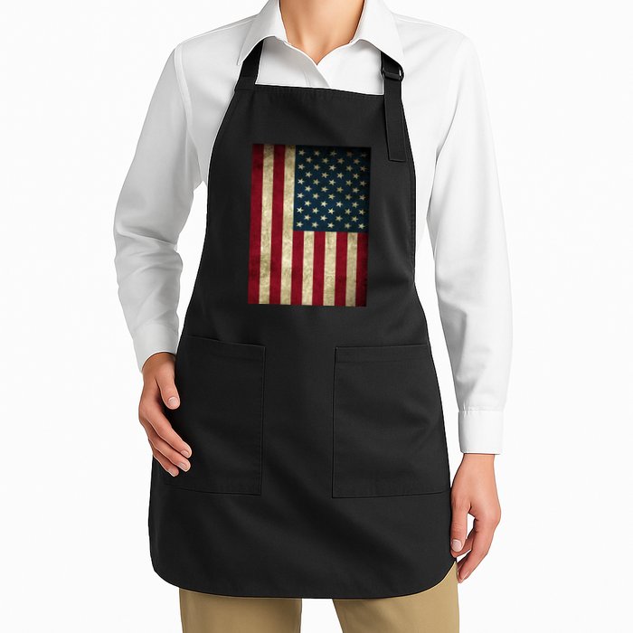 American Flag Vintage Distress Apron