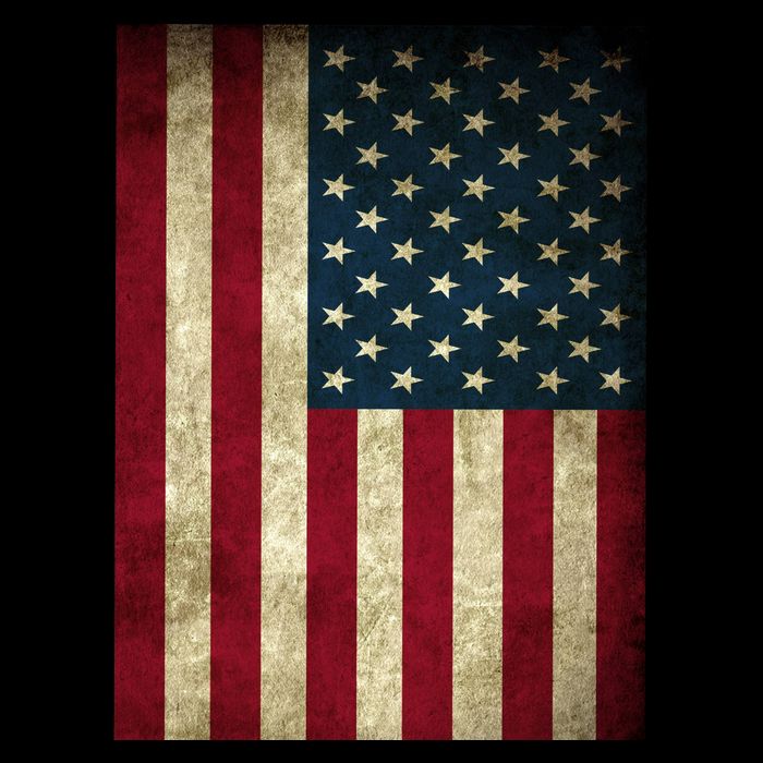 American Flag Vintage Distress Apron