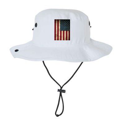 American Flag Vintage Distress Legacy Cool Fit Booney Bucket Hat