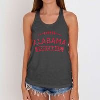 Alabama Football Vintage Distressed Women's Knotted Racerback Tank