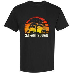 African Family Vacation Safari Squad Funny Matching Trip Garment-Dyed Heavyweight T-Shirt