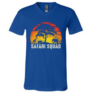 African Family Vacation Safari Squad Funny Matching Trip V-Neck T-Shirt