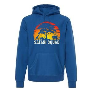 African Family Vacation Safari Squad Funny Matching Trip Premium Hoodie