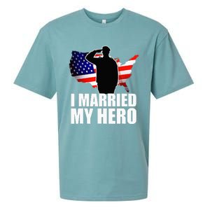 American Flag Veteran Military Wife Support Sueded Cloud Jersey T-Shirt