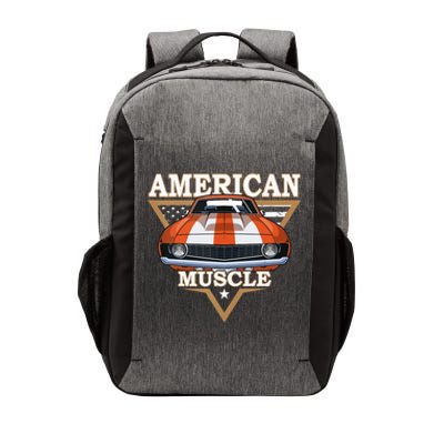 American Flag Vintage Muscle Car Hot Rod And Muscle Car Vector Backpack