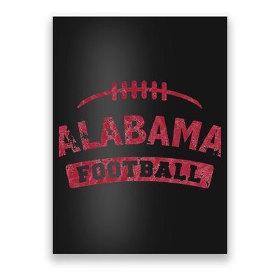 Alabama Football Vintage Distressed Poster
