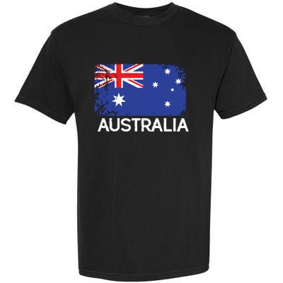 Australian Flag Vintage Made In Australia Gift Garment-Dyed Heavyweight T-Shirt