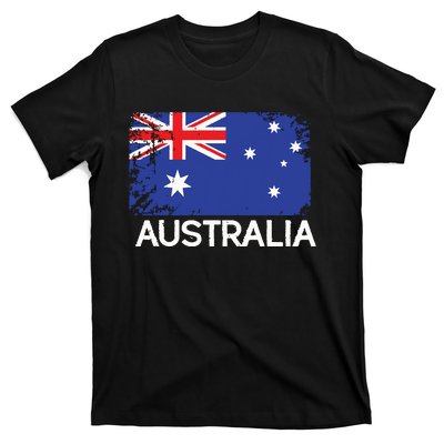 Australian Flag Vintage Made In Australia Gift T-Shirt