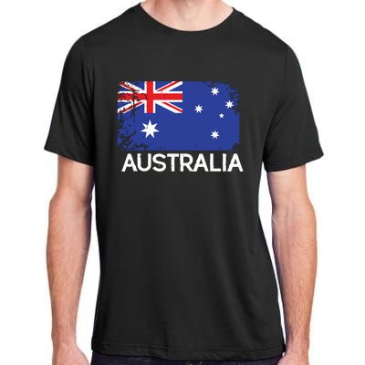 Australian Flag Vintage Made In Australia Gift Adult ChromaSoft Performance T-Shirt