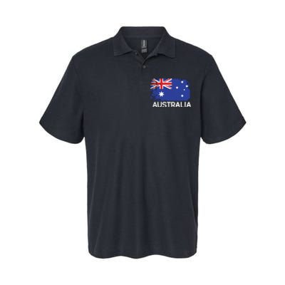 Australian Flag Vintage Made In Australia Gift Softstyle Adult Sport Polo