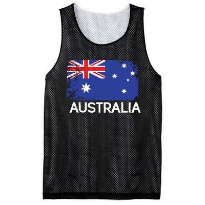 Australian Flag Vintage Made In Australia Gift Mesh Reversible Basketball Jersey Tank