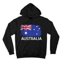 Australian Flag Vintage Made In Australia Gift Tall Hoodie