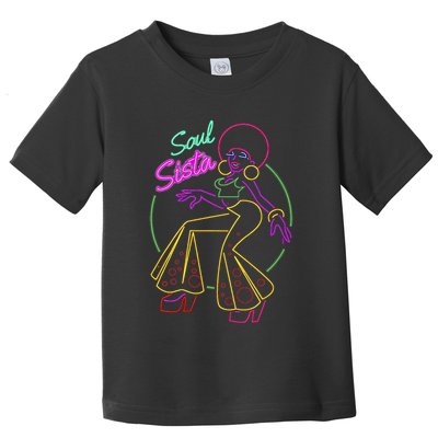 Artsy Funk Vintage 70s Costume Afro Soul Music Toddler T-Shirt