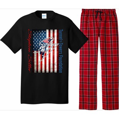 American Flag Vintage Stephen Siller Tunnel To Towers Pajama Set