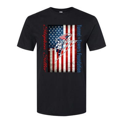 American Flag Vintage Stephen Siller Tunnel To Towers Softstyle® CVC T-Shirt