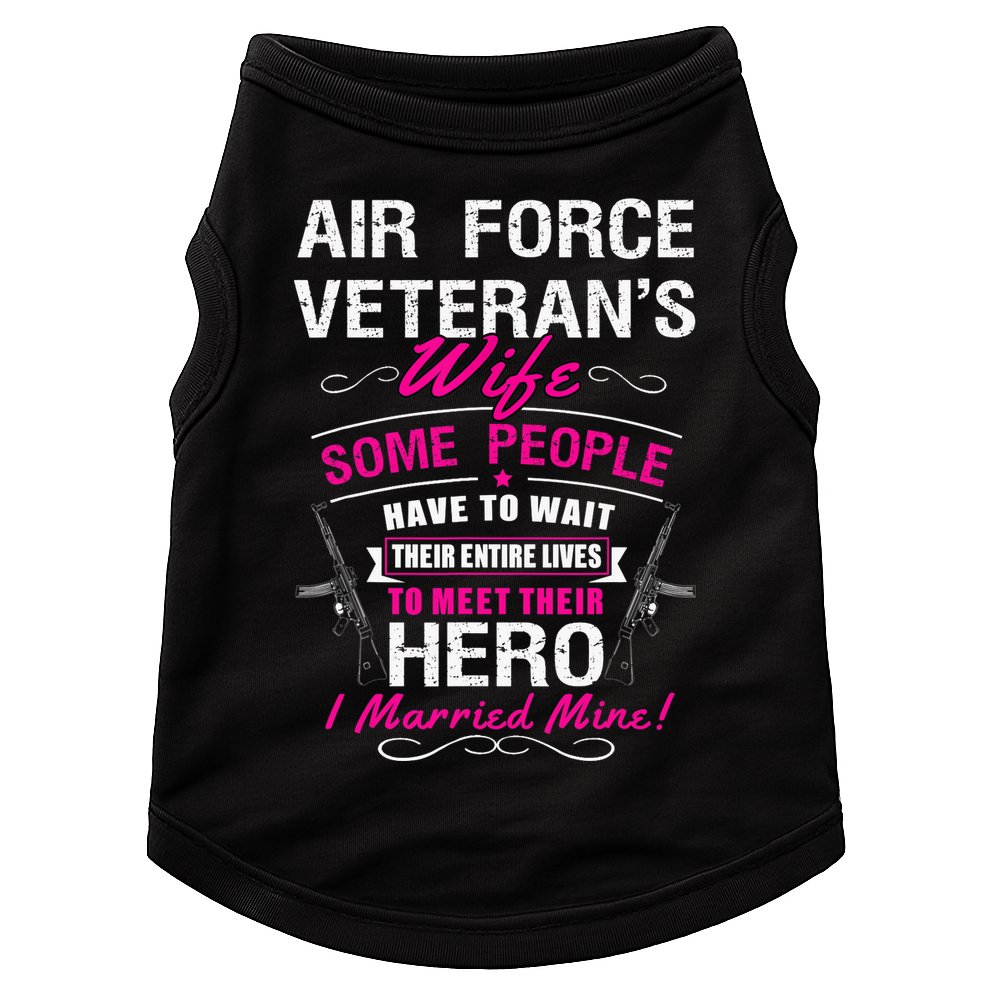Air Force Veteran's Wife Doggie Tank