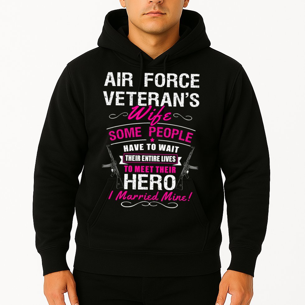 Air Force Veteran's Wife Hoodie
