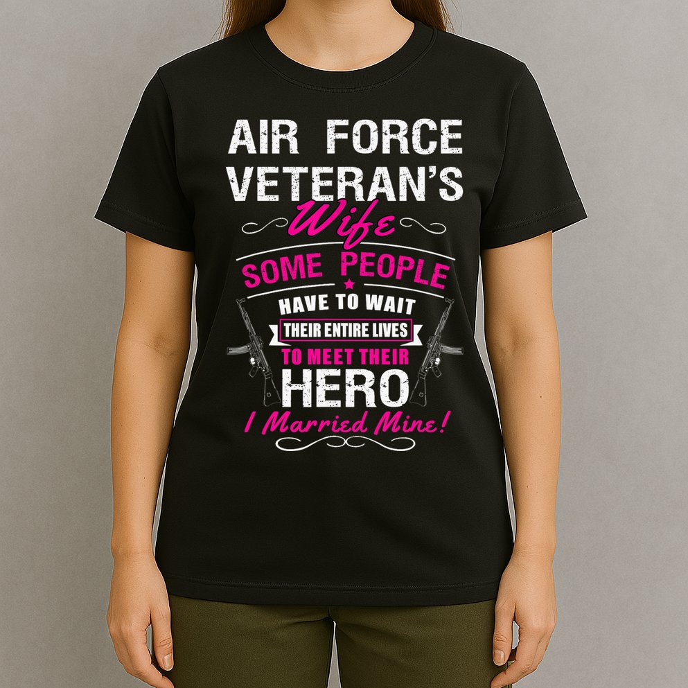 Air Force Veteran's Wife T-Shirt