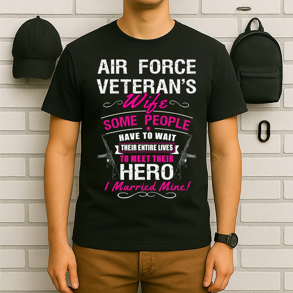 Air Force Veteran's Wife T-Shirt