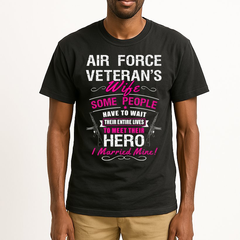 Air Force Veteran's Wife Tall T-Shirt