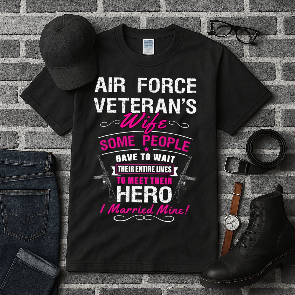 Air Force Veteran's Wife Tall T-Shirt