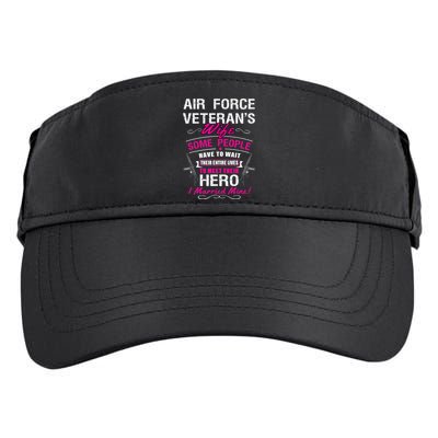 Air Force Veteran's Wife Adult Drive Performance Visor