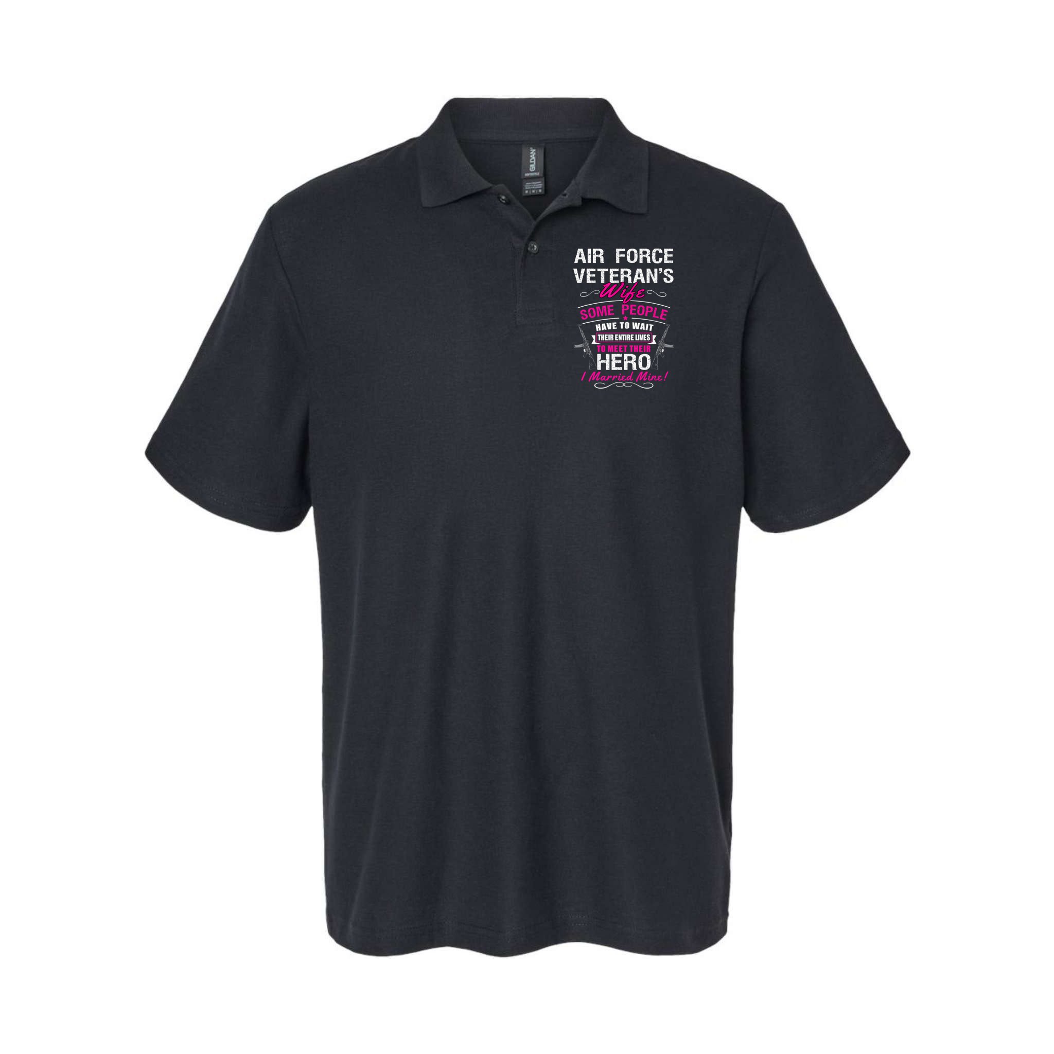 Air Force Veteran's Wife Polo