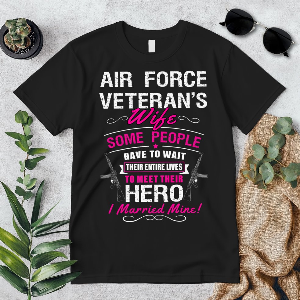 Air Force Veteran's Wife Premium T-Shirt