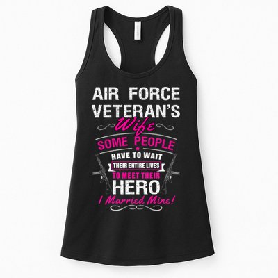 Air Force Veteran's Wife Womens Tank Top