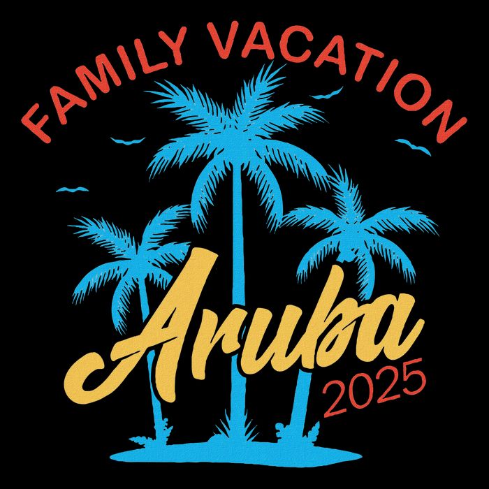 Aruba Family Vacation 2025 Family Vacation Souvenir Summer Flatbill Hat