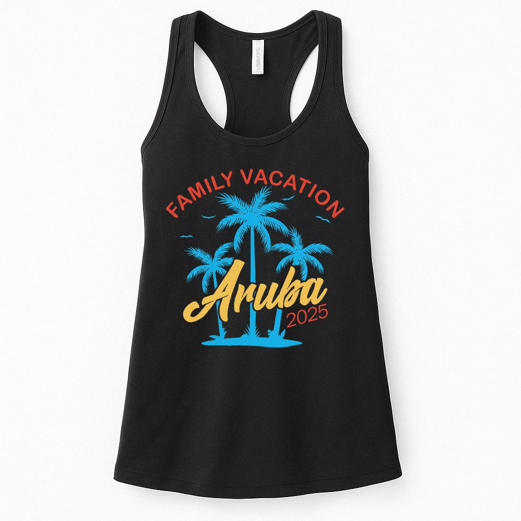 Aruba Family Vacation 2025 Family Vacation Souvenir Summer Womens Tank Top